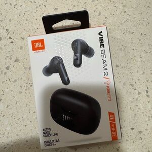 JBL Vibe Beam 2 Earbuds - Black
